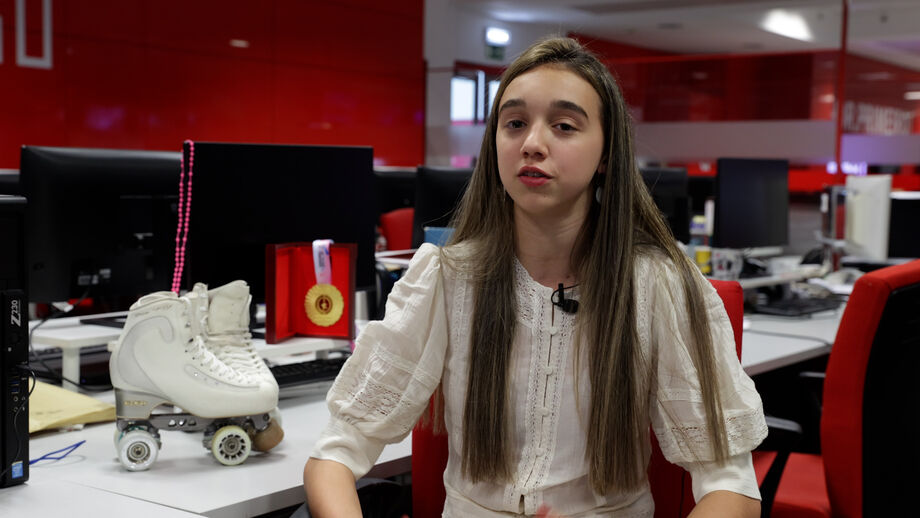 Entrevista à jovem que já tem lugar no desporto português