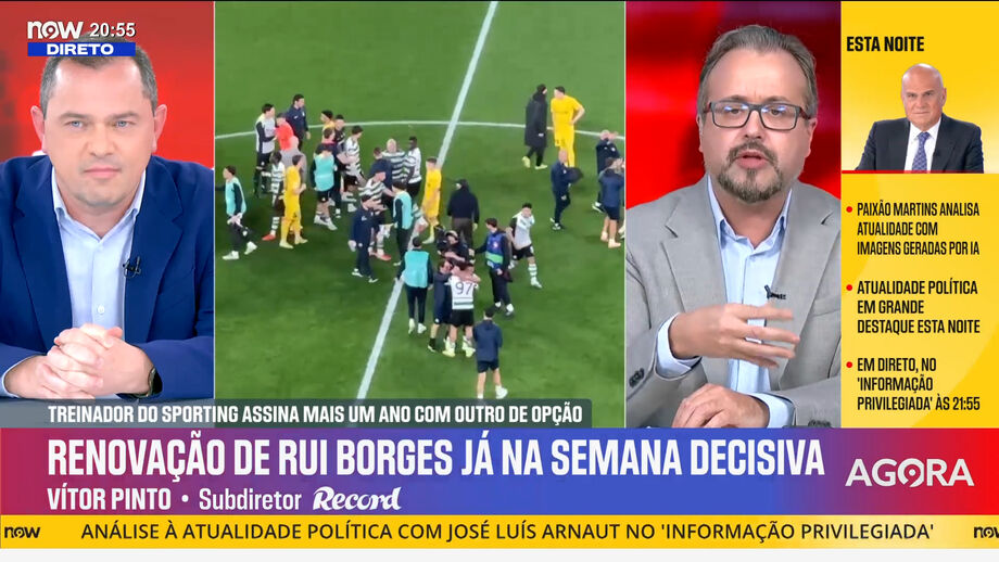 Subdiretor do Record não põe em causa a renovação do atual treinador do Sporting