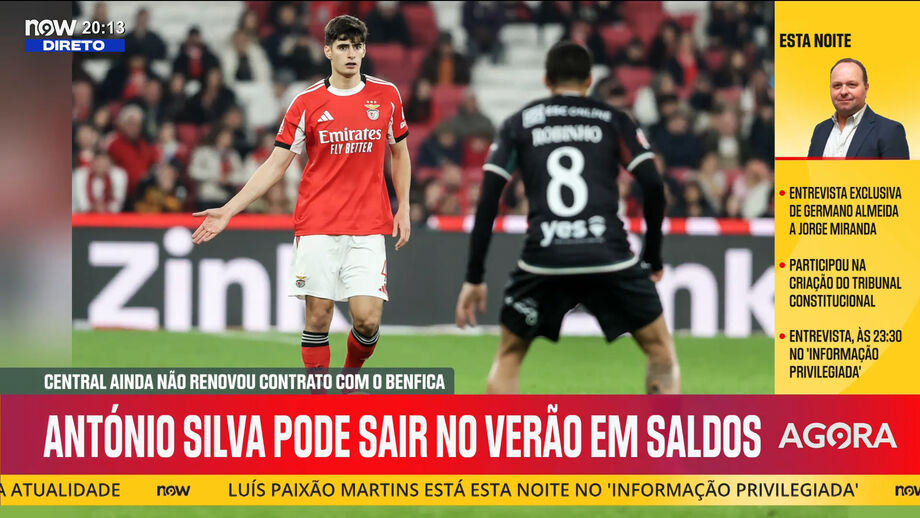 Bundesliga chama por António Silva: alemães avaliam central do Benfica entre 15 a 25 milhões de euros