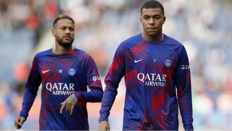 Neymar e Mbappé 