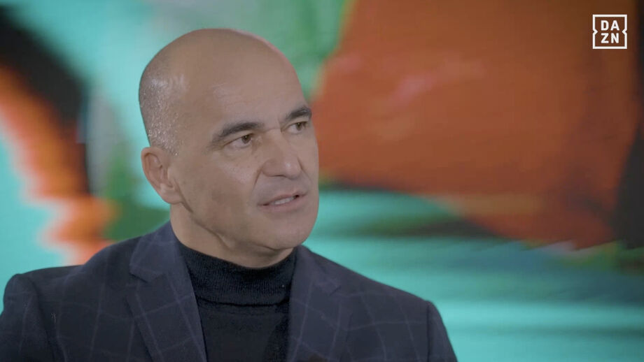 Roberto Martínez em entrevista à DAZN