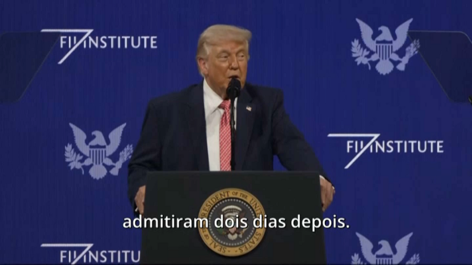 Trump avançou que está em negociações com o Irão e disse que para as conversações continuarem é necessário o estreito de Ormuz ser reaberto