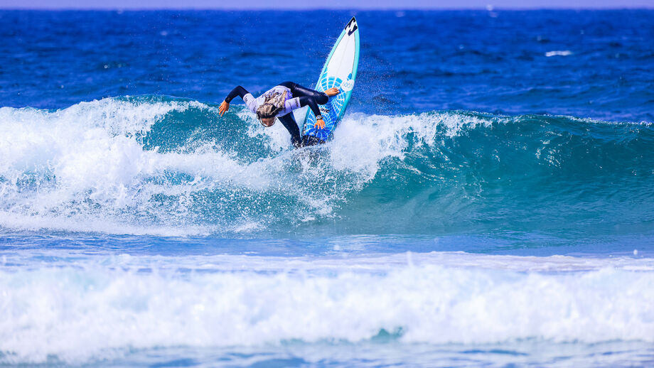 Maria Salgado no QS4000 de Taghazout, em Marrocos