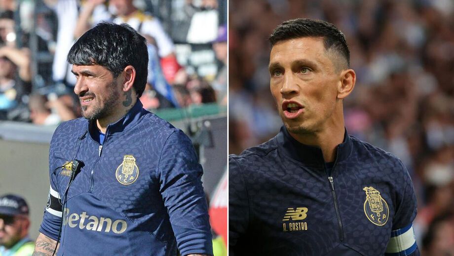 Lucho González e André Castro