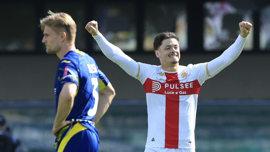 Vitinha celebra golo na Serie A