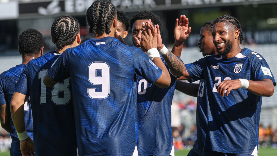 A seleção de Cabo Verde foi mais certeira nos penáltis
