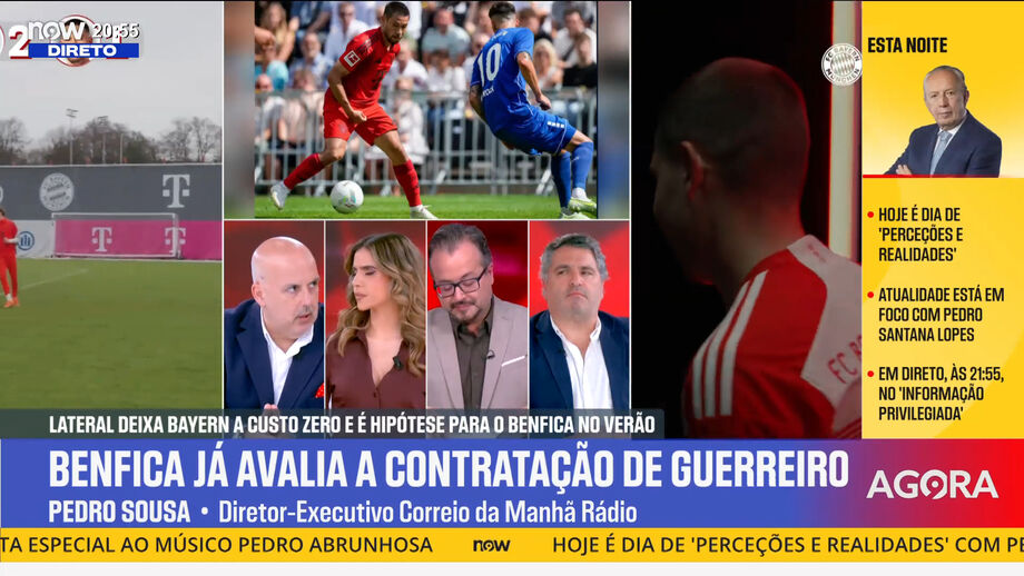 Diretor executivo da CM Rádio sobre lateral português em fim de contrato com o Bayern