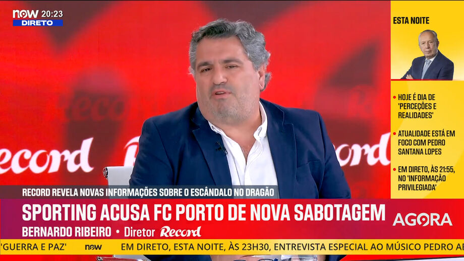 Bernardo Ribeiro, diretor de Record, comenta a polémica no clássico de andebol entre FC Porto e Sporting