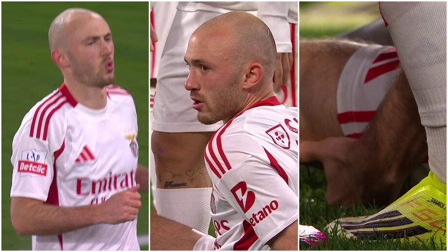 Alarme no Benfica: Aursnes lesiona-se frente ao Gil Vicente e pode ter clássico em risco