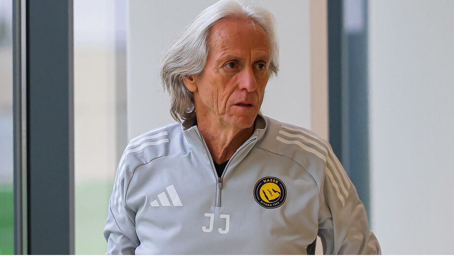Jorge Jesus surge num dia de trabalho no Al Nassr