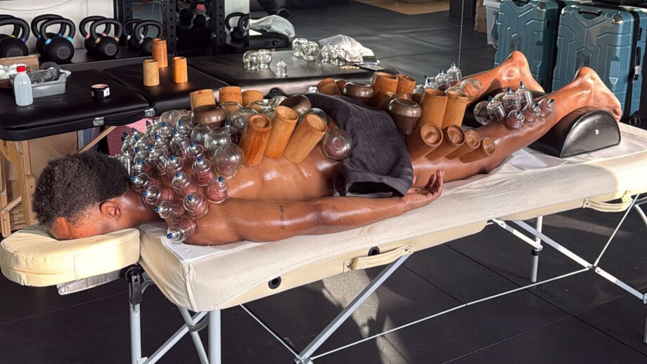 A recuperar baterias: Openda partilha imagens a realizar tratamento... peculiar