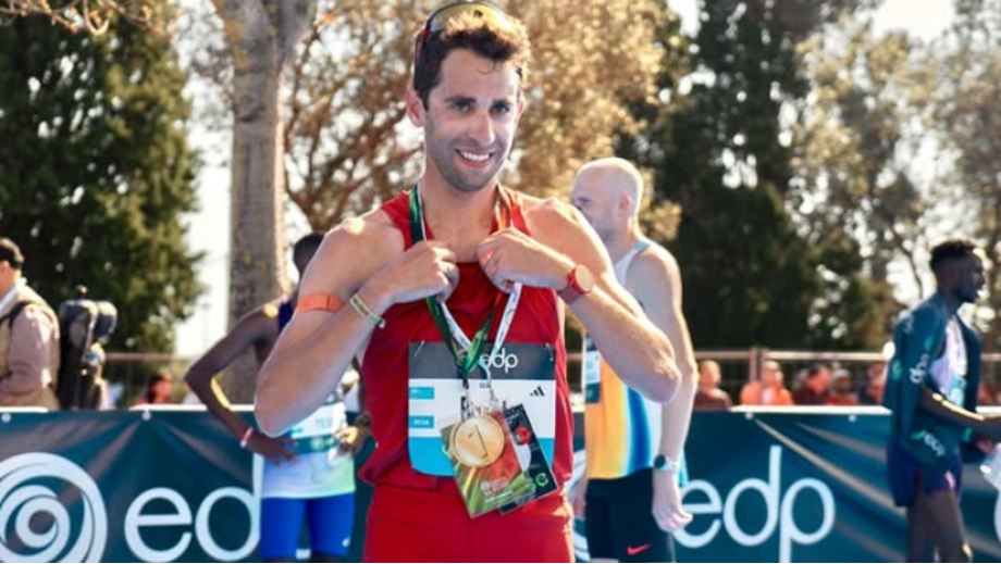 Samuel Barata na Meia Maratona de Lisboa