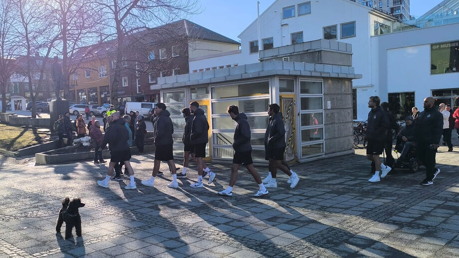 Sporting passeia em Bodo