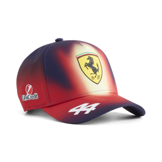 Boné Ferrari GP China com logótipos PUMA e Unicredit