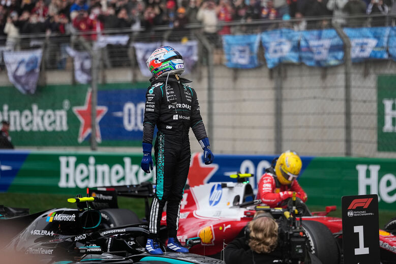 As imagens da primeira vitória de Kimi Antonelli na Fórmula 1