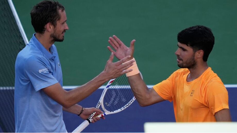 Medvedev e Alcaraz em Indian Wells