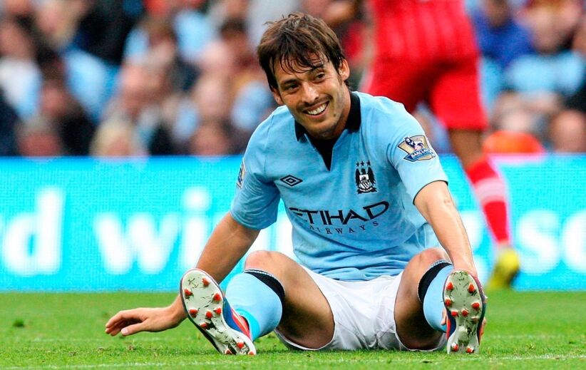David Silva na passagem pelo Manchester City