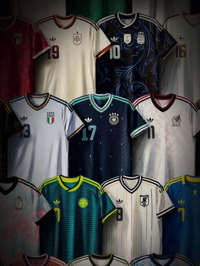 Para todos os gostos: adidas lança coleção especial com equipamentos de 26 seleções que vão participar no Mundial