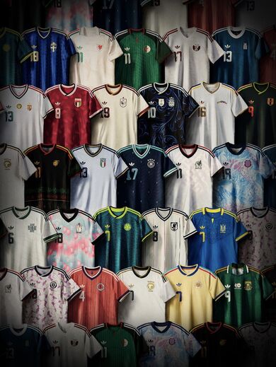 Para todos os gostos: adidas lança coleção especial com equipamentos de 26 seleções que vão participar no Mundial
