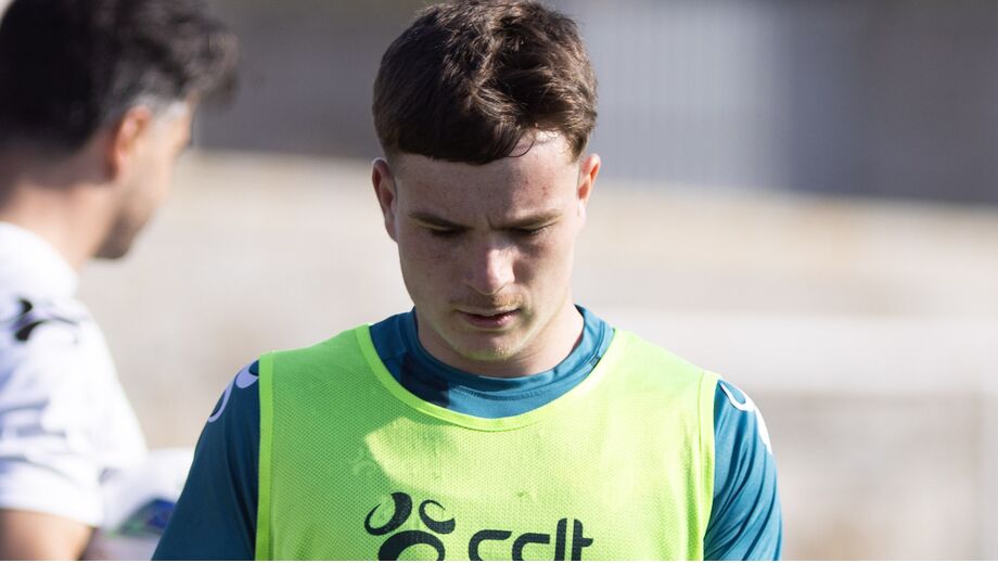 Jonny Day a treinar com o Moreirense