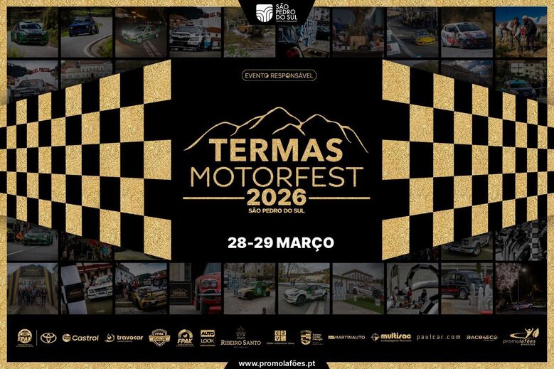 Termas Motorfest em São Pedro do Sul, 28-29 de março de 2026