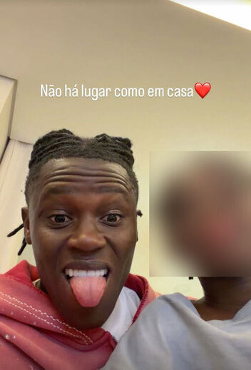 A imagem partilhada por Quenda nas redes sociais