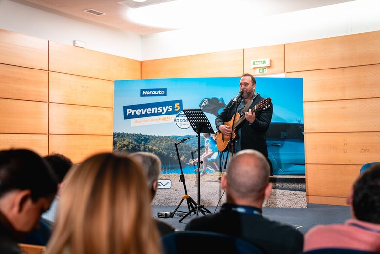 Concerto de apresentação do pneu Prevensys 5 da Norauto