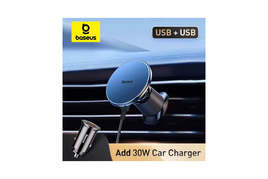 Suporte para smartphone com carregador magnético Baseus de 15 W