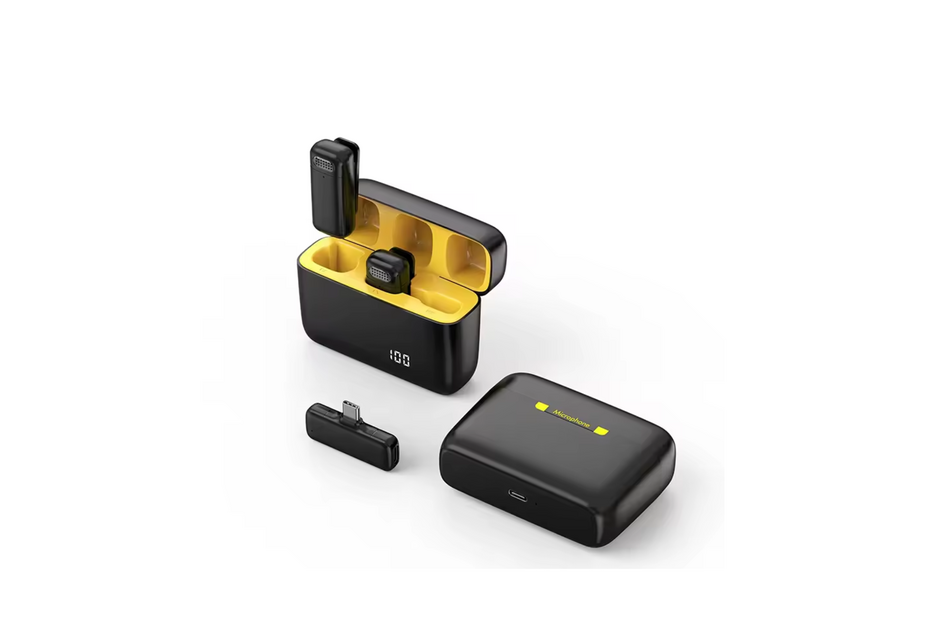 Microfone de lapela sem fios