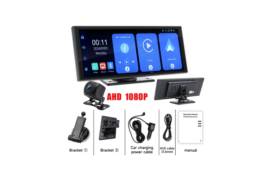 Carplay com ecrã 10.26"