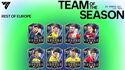 EA Sports FC apresenta o Onze do Ano do Resto da Europa