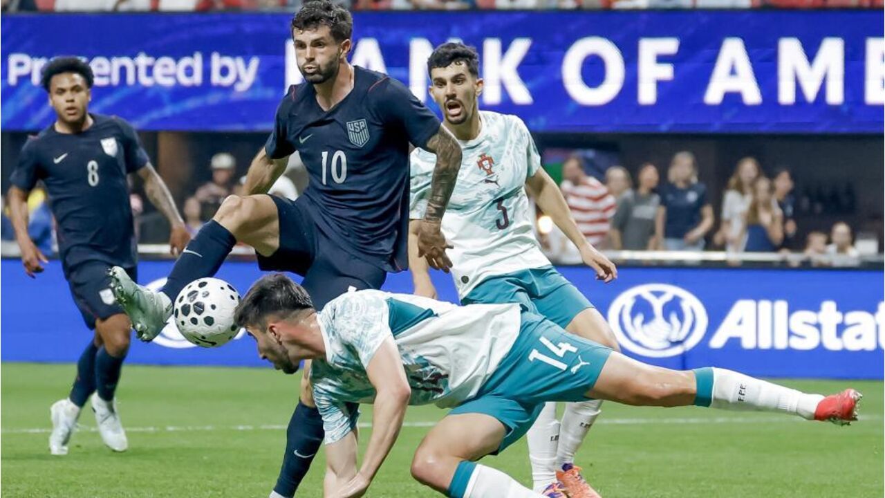 Tomás Araújo fez dupla com Gonçalo Inácio no particular com os EUA