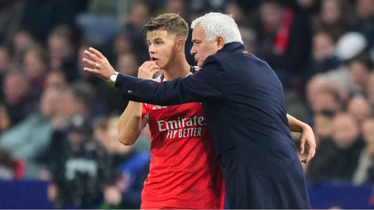 Dahl com José Mourinho