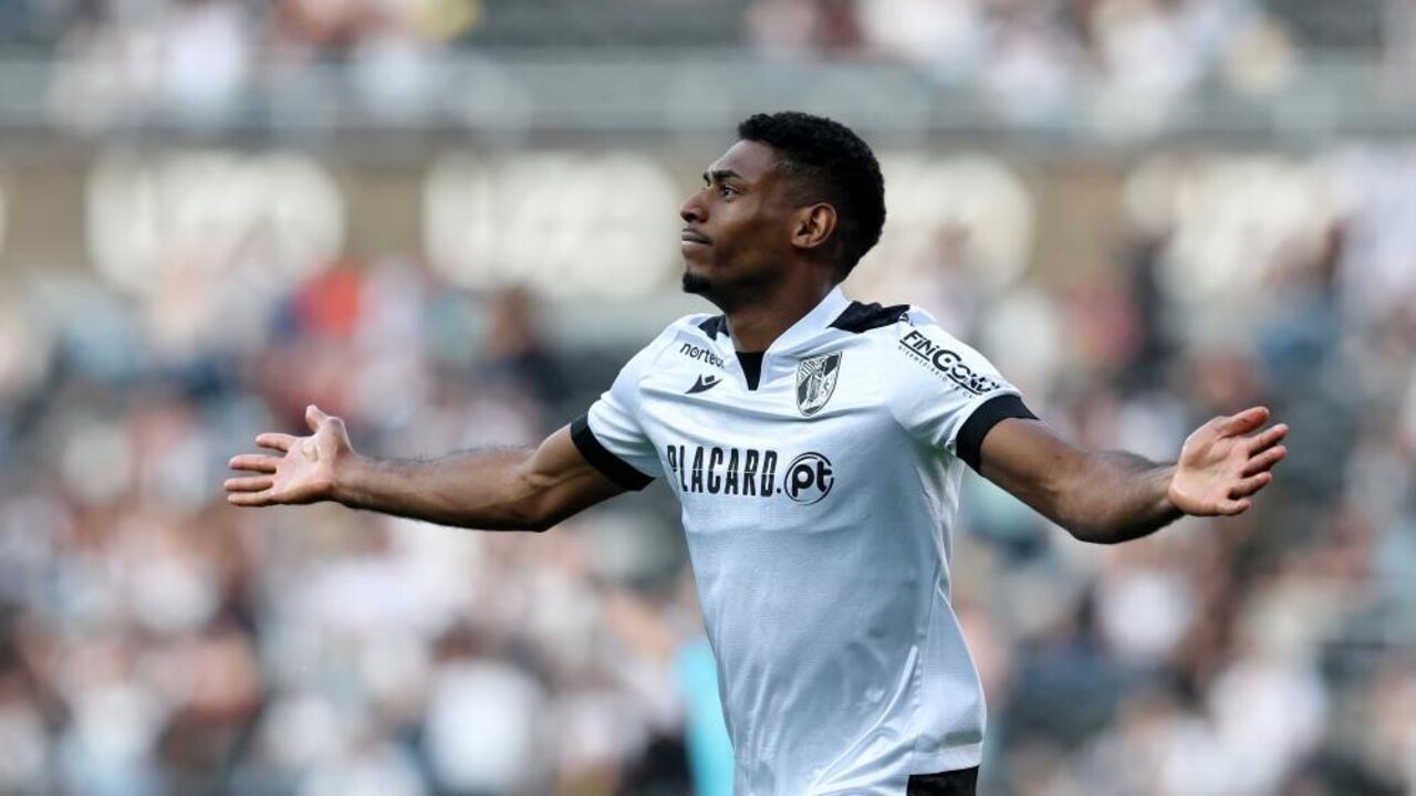 Gustavo Silva confiante após marcar pelo Vitória SC contra o Tondela