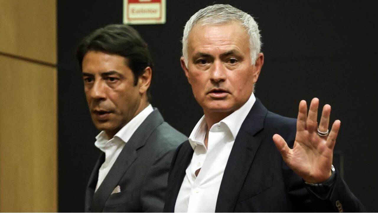 Rui Costa e José Mourinho