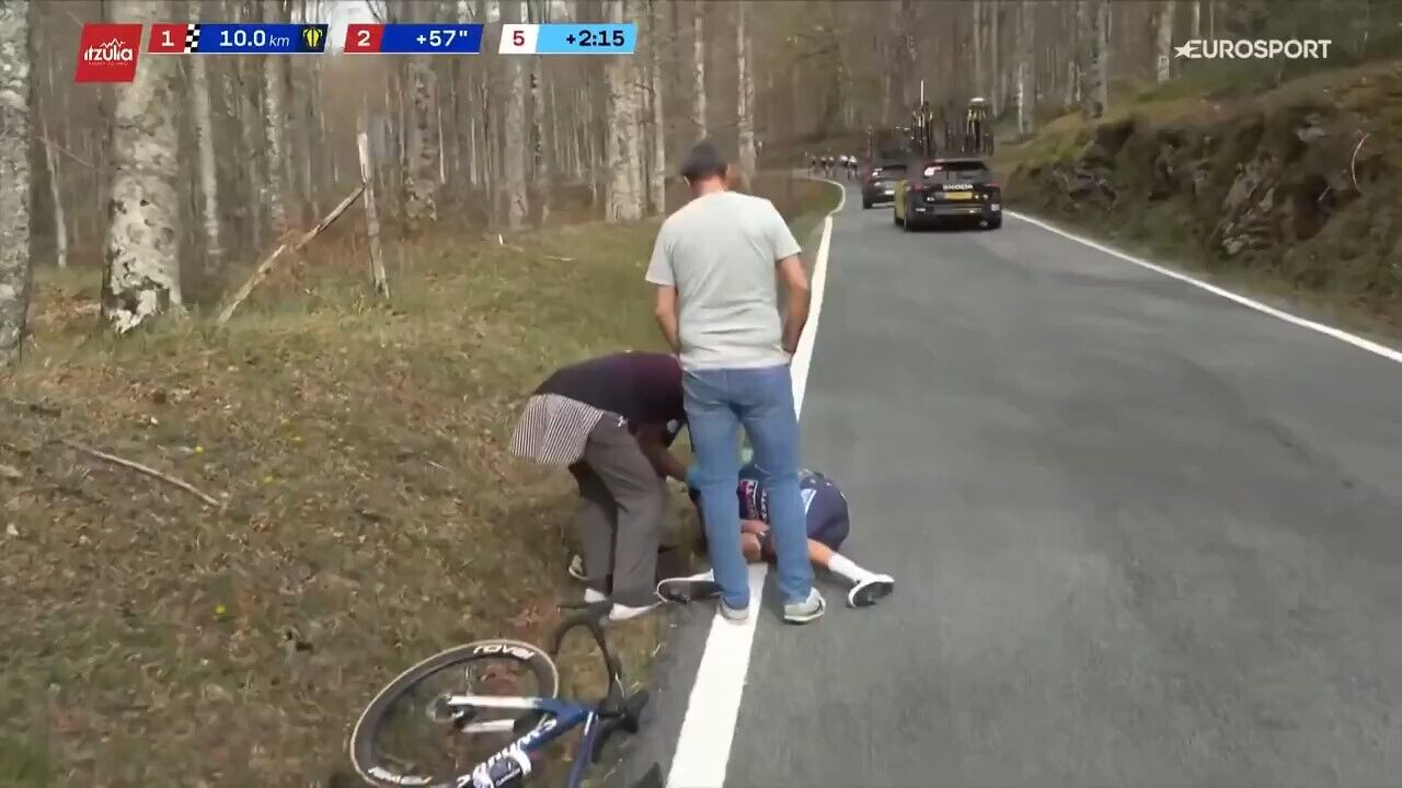 Mikel Landa abandona Volta ao País Basco após acidente