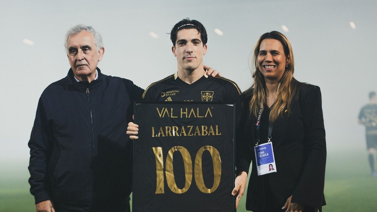 Larrazabal chegou ao centésimo jogo pelo Casa Pia contra o Benfica