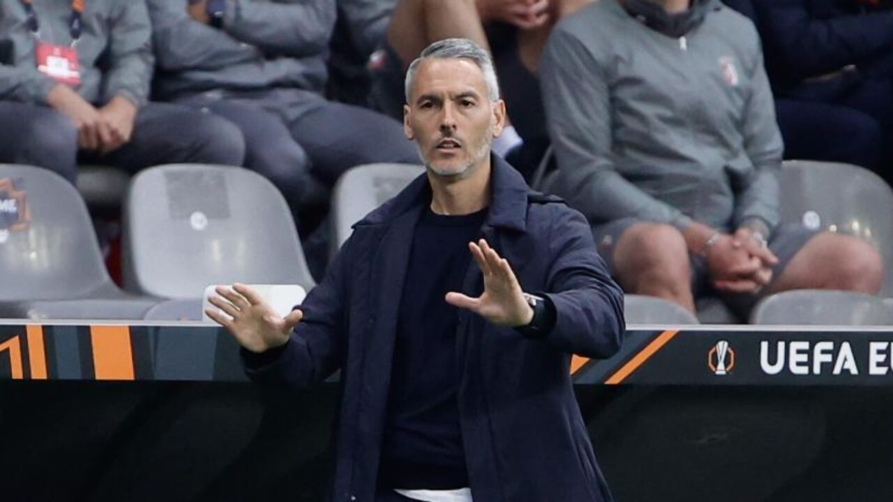 Carlos Vicens durante o Sp. Braga-Betis