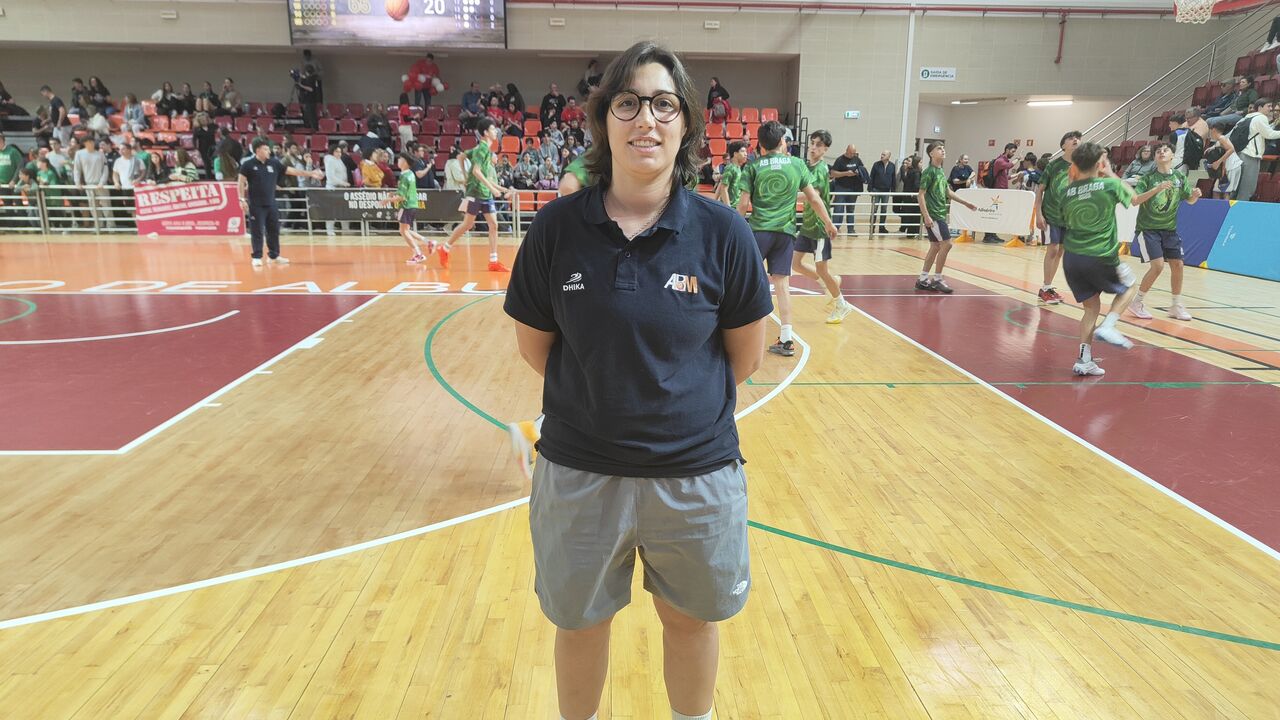 Eduarda Freitas, dirigente dos sub-14 masculinos da AB Madeira