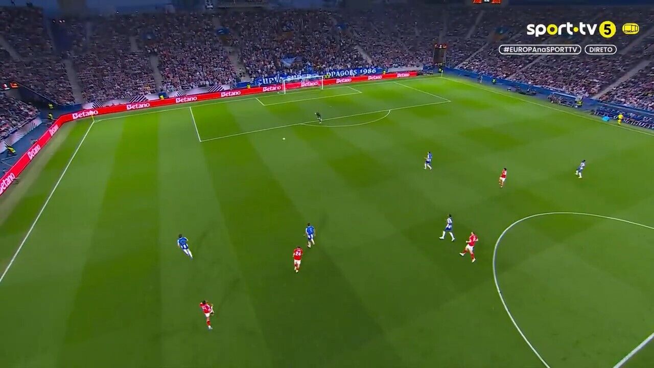 Jogo entre FC Porto e Nottingham Forest no Estádio do Dragão