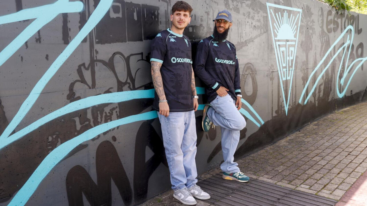 DISH e Kappa Jota com a nova camisola do Estoril