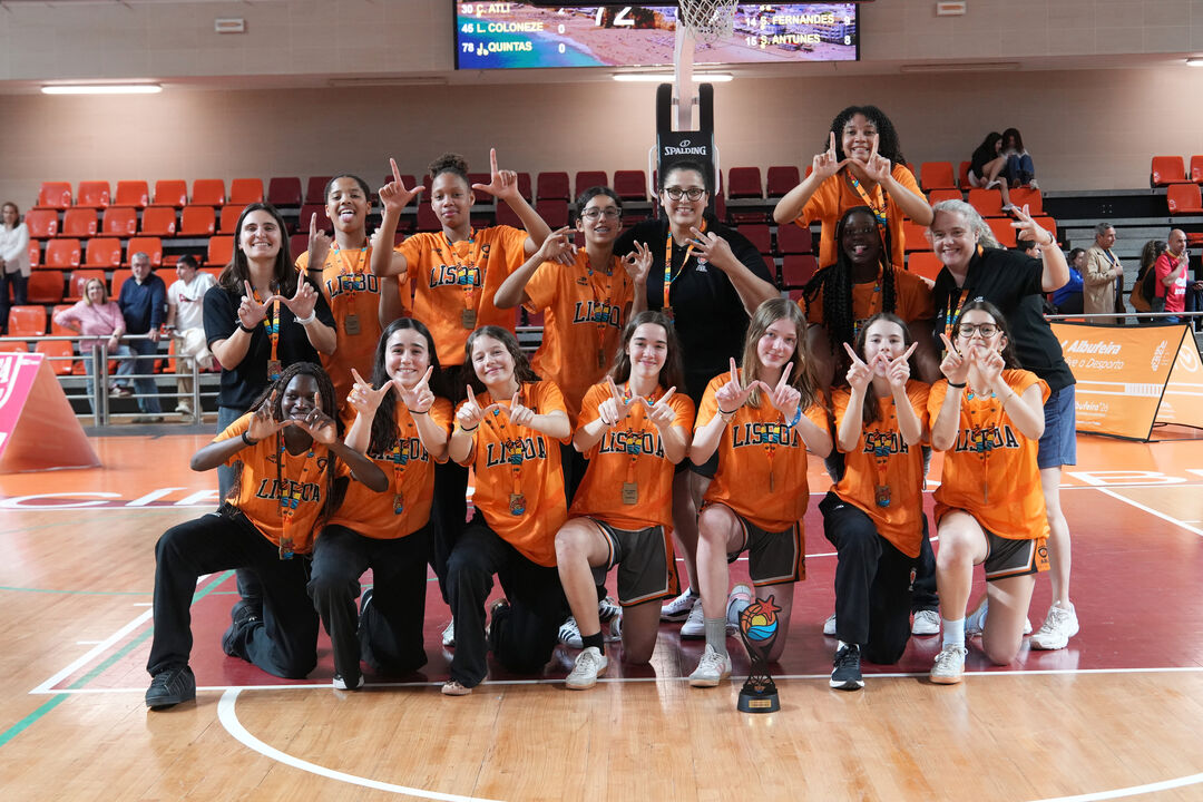 AB Lisboa sagrou-se tricampeã em sub-14 feminino