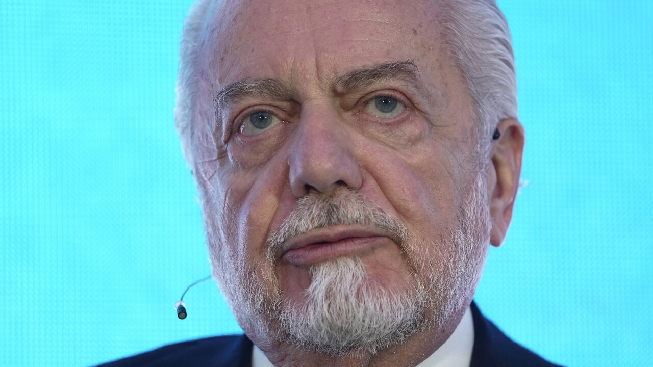 Aurelio de Laurentiis, presidente do Nápoles, quer 'revolucionar' o futebol