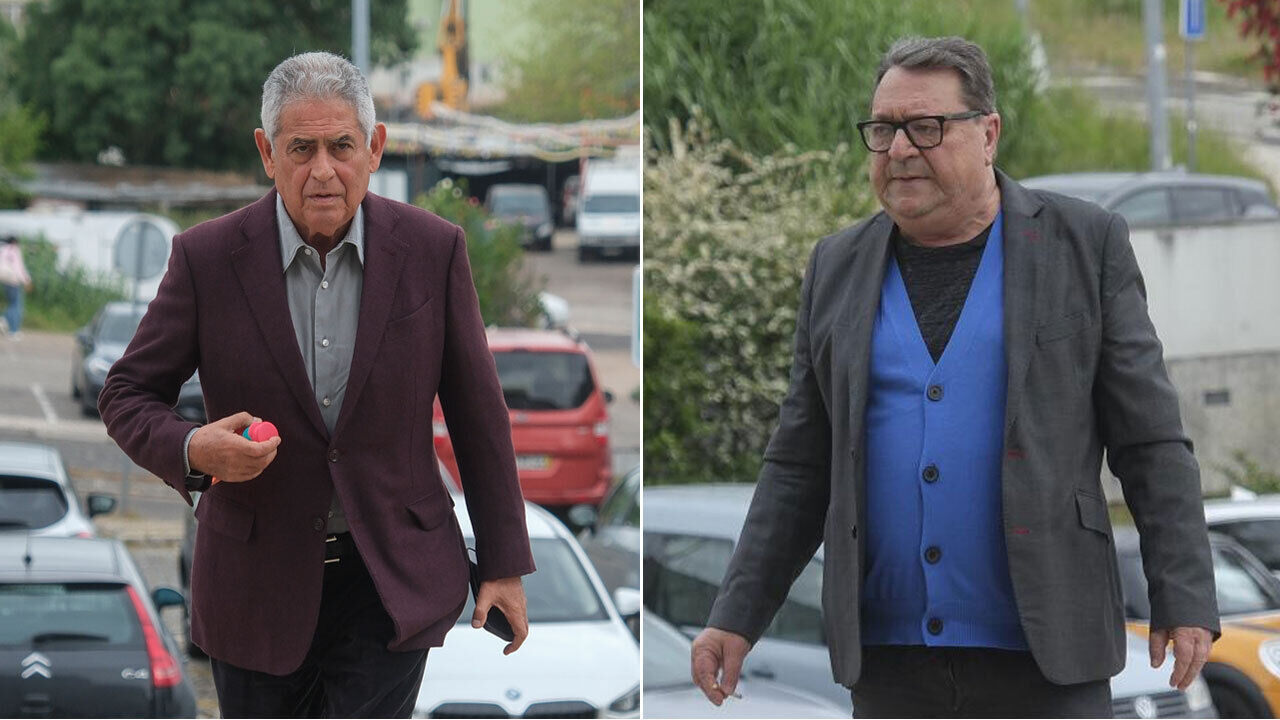 Luís Filipe Vieira e João Malheiro hoje em tribunal