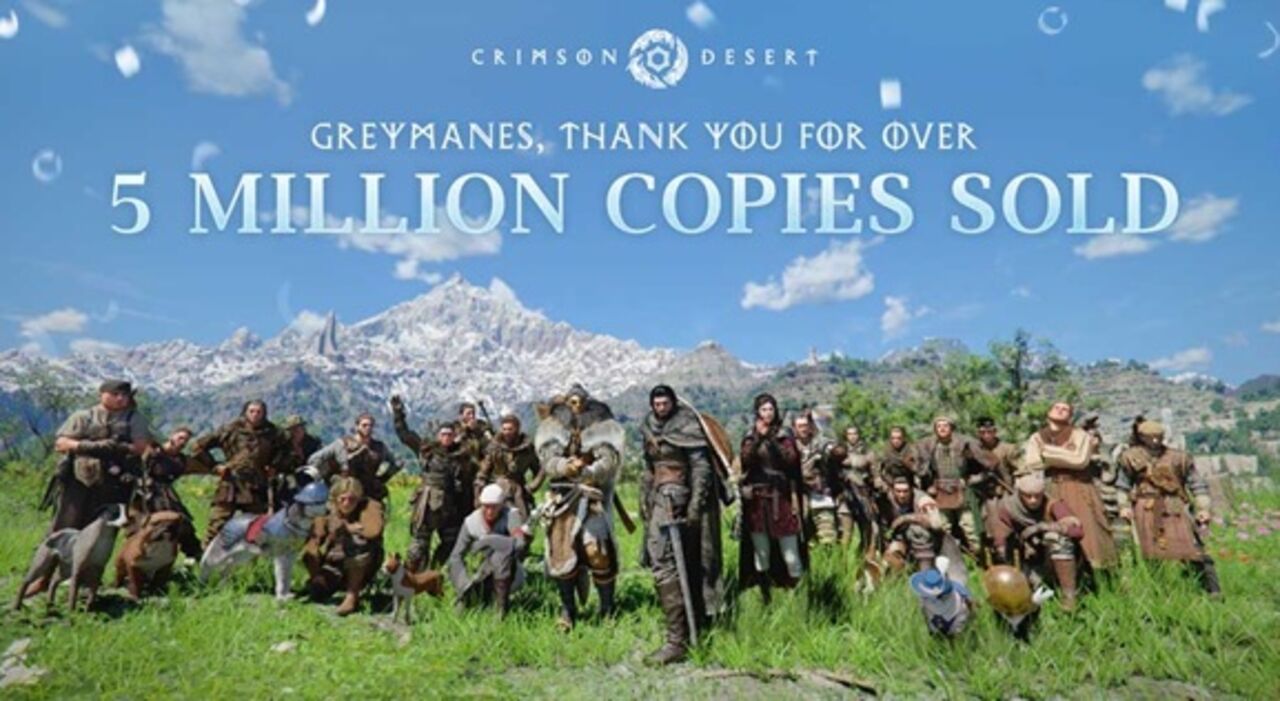 Crimson Desert ultrapassa 5 milhões de cópias vendidas