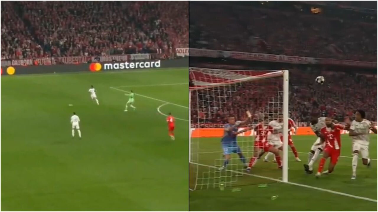 Dois erros flagrantes no Bayern-Real Madrid