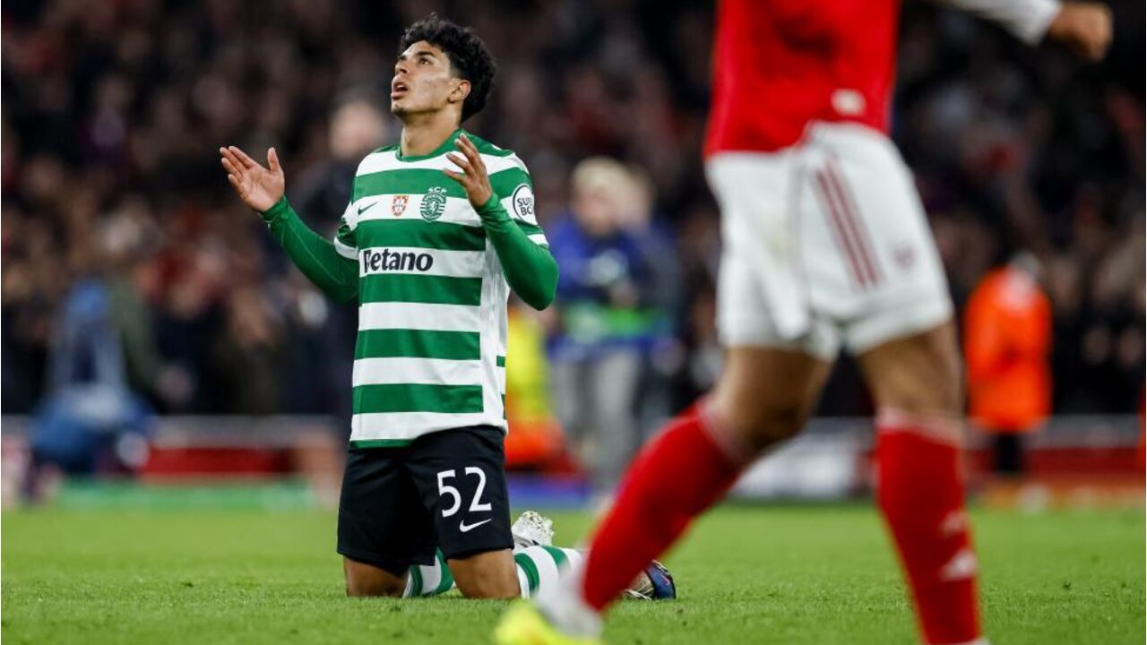 João Simões no Arsenal-Sporting