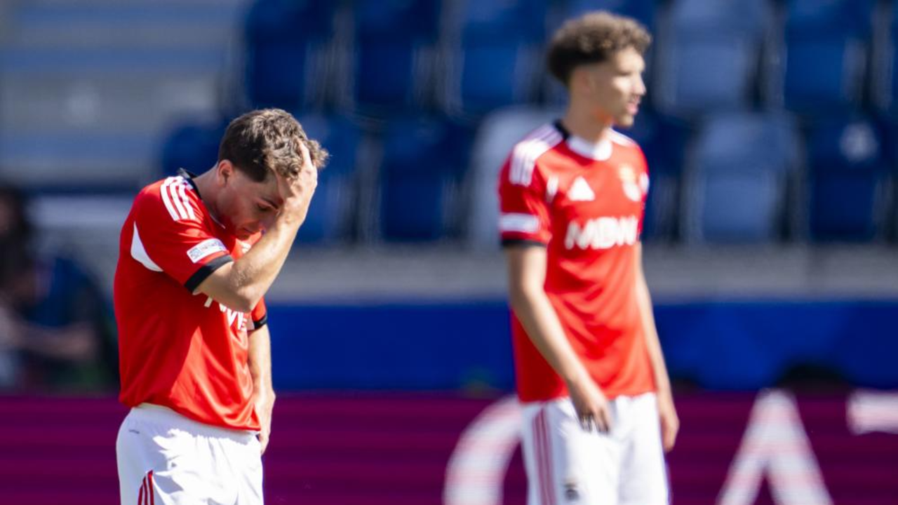 A desilusão do Benfica na Suíça