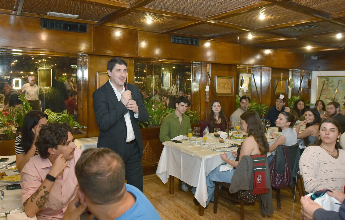 Carlos André Gomes agradeceu a presença dos adeptos