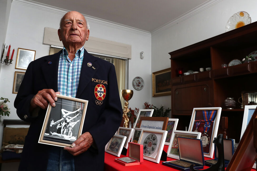 Joaquim Granger, antigo ginasta e o mais antigo atleta olímpico português